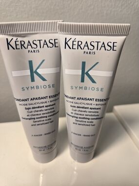New KERASTASE Symbiose Soothing Detangling Conditioner - White/Teal